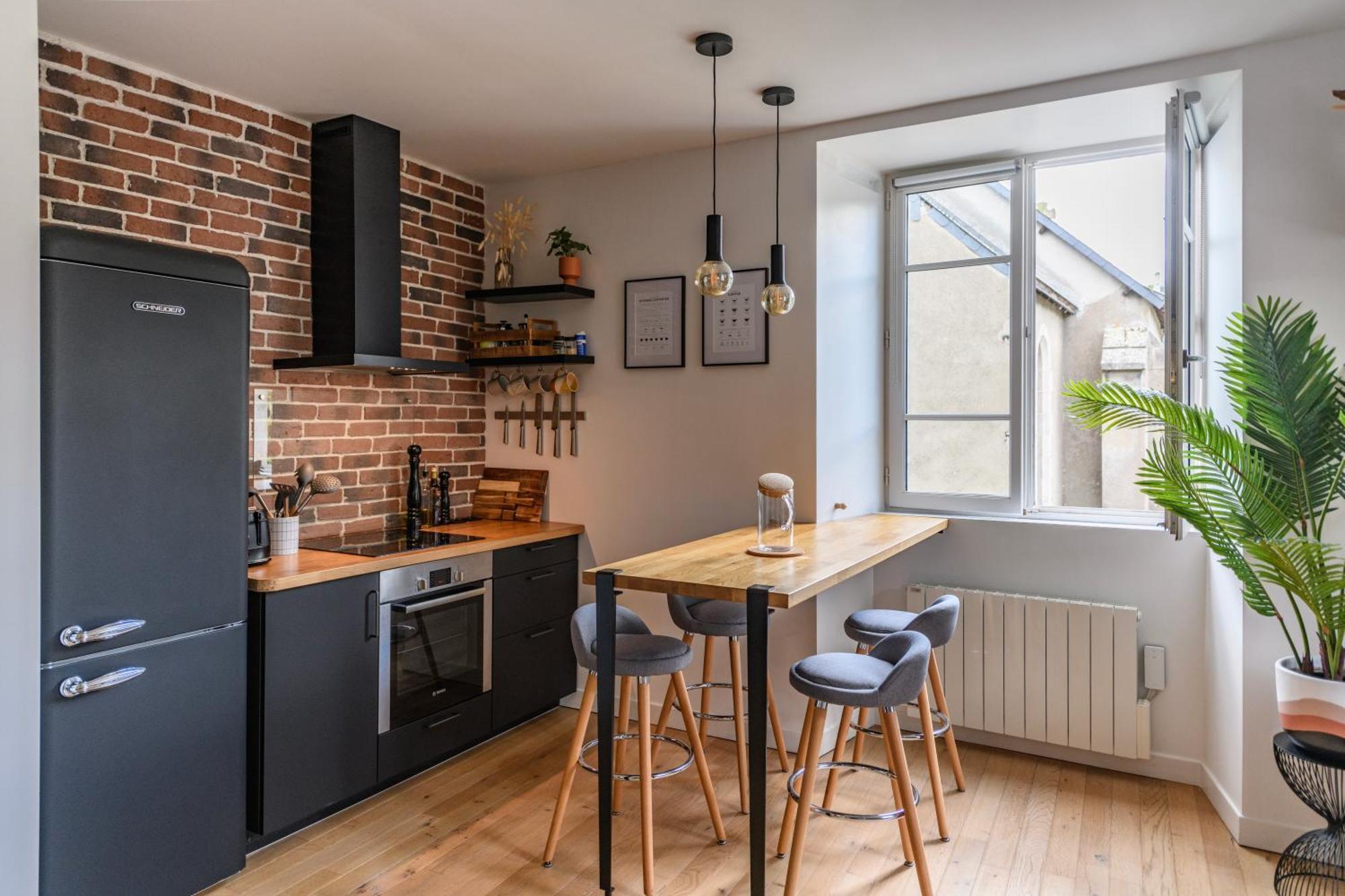 Appartement T2 - Vue Imprenable Sur La Cathedrale Quimper Eksteriør bilde